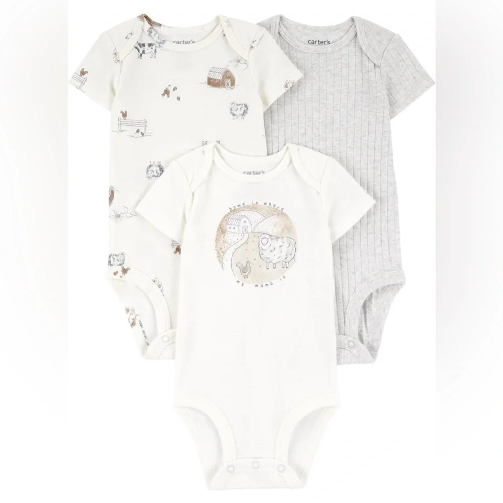 Carter's Blue, White, and Green Bodysuits Set Bundle 22 Pices